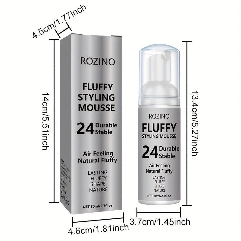 Grey Hair Styling Mousse - Moisturizing Care Foam - Natural Air Fluffy