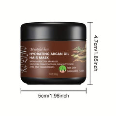 Hydrating Argan Hair Mask for Repairing Dry and Damaged Hair