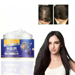 Hydrating Hair Cream with Keratin and Biotin for Frizzy Hair
