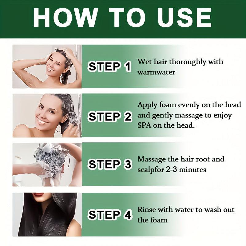 Rosemary Peppermint Energizing Hair Wash Soap - Strengthens, Repairs Dry Hair