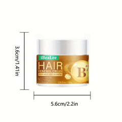 Hydrating Hair Cream with Vitamins Biotin Collagen Coconut - Repair Frizzy Hair