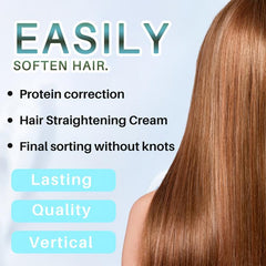 Protein Hair Straightening Cream Silk & Gloss for All Hair Types