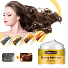 50g Hair Cream Strengthens Healthy Hair with Ginger Essential Oil