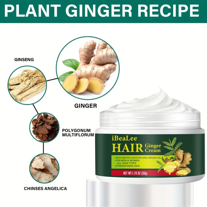 Ginger Hair Cream Moisturizing Repairing Damaged Dry Hair Essence Hair Condition