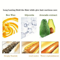 Hair Wax Stick With Comb Hair Pomade Stick Long Lasting Styling Wax Stick