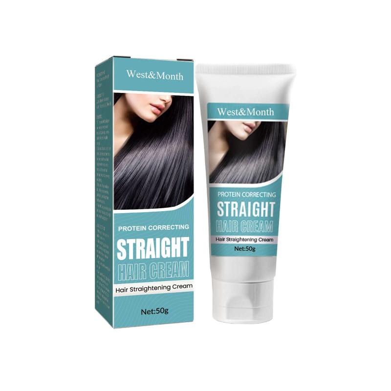 Olive Straightening Cream Protein Smoothing For Hair Repair Frizzy Hair