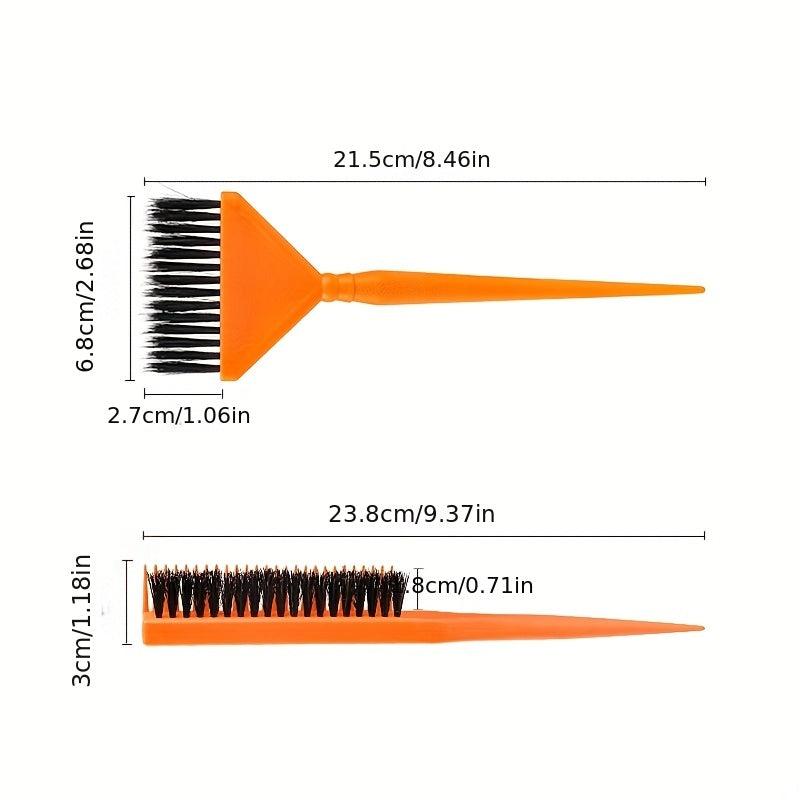 Hair Dye Brush & Fluffy Hair Brush Set