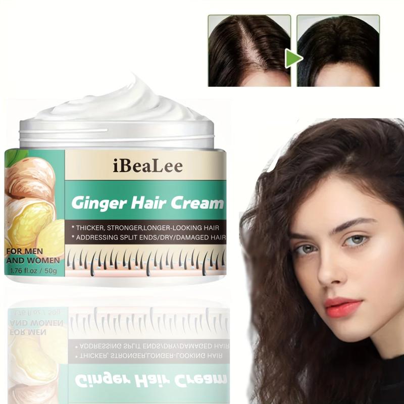 50g Ginger Hair Cream with Biotin & Vitamin for Fuller, Healthier Hair