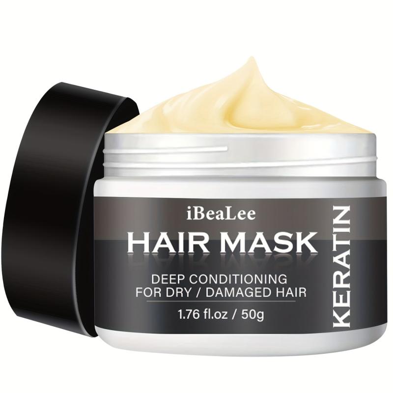 Keratin Hair Mask - Frizz Repair for Dry & Damaged Hair
