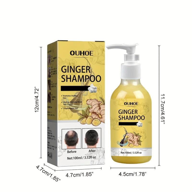Ginger Hair Shampoo Natural Hair Care Conditioner All Hair Types