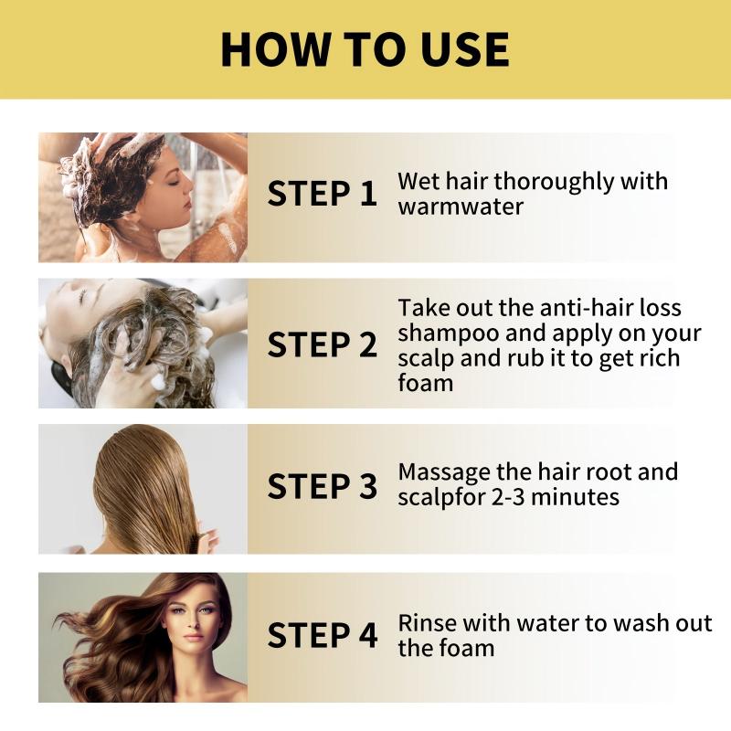 Ginger Hair Shampoo Natural Hair Care Conditioner All Hair Types