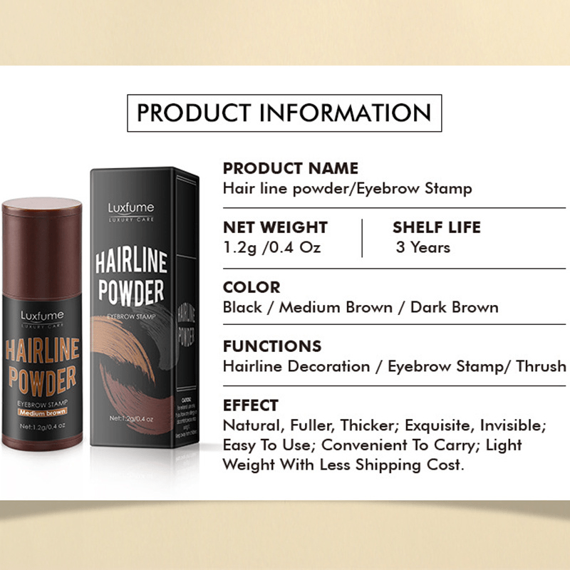 Hairline Contouring Shadow Powder Eyebrow Stamp