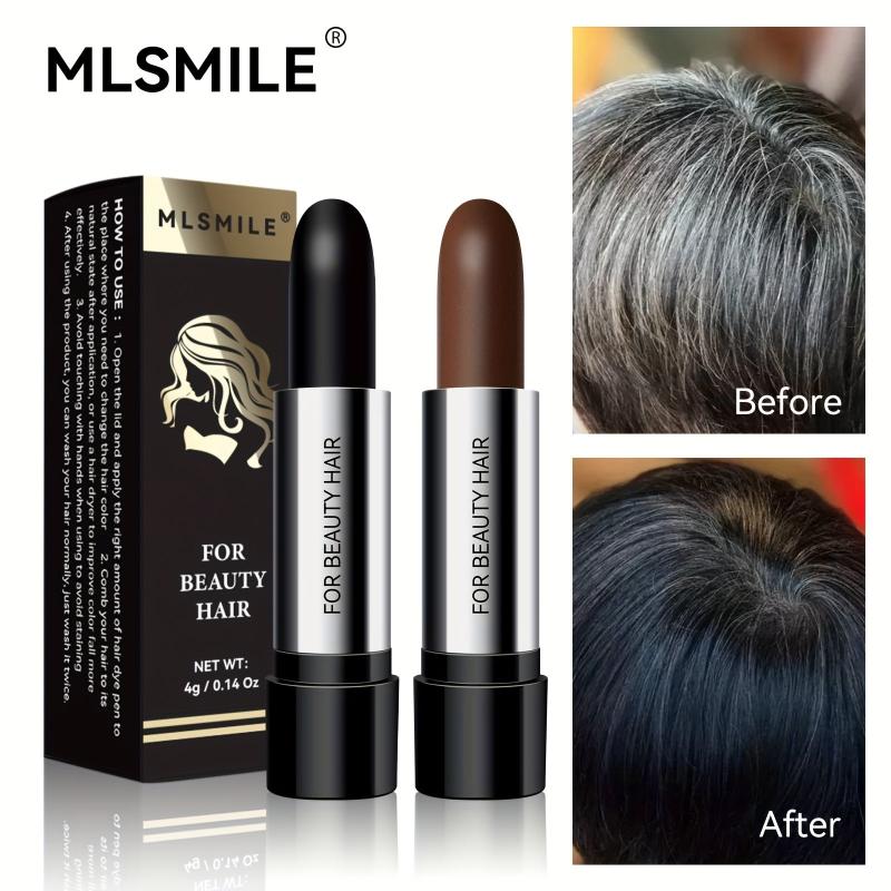 Lipstick Shaped Hair Touch Up Stick Temporary Hair Dye Pen
