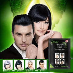 10pcs Natural Hair Dye Shampoo For Gray Hair Herbal Ingredients Semi Permanent