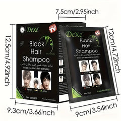 10pcs Natural Hair Dye Shampoo For Gray Hair Herbal Ingredients Semi Permanent