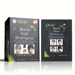 10pcs Natural Hair Dye Shampoo For Gray Hair Herbal Ingredients Semi Permanent