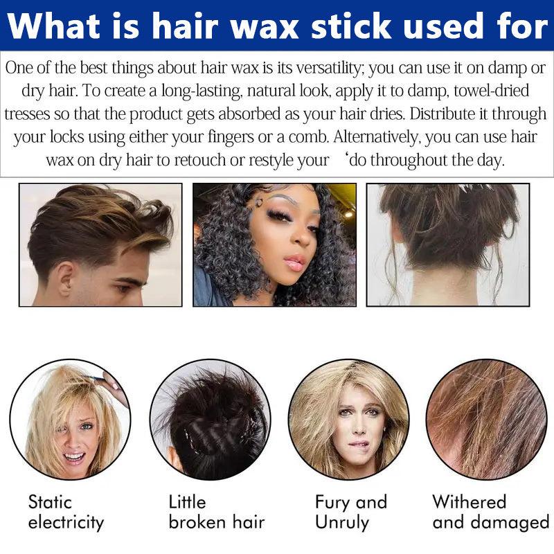 Hair Wax Stick Non Greasy Strong Hold Frizz Hair All Types