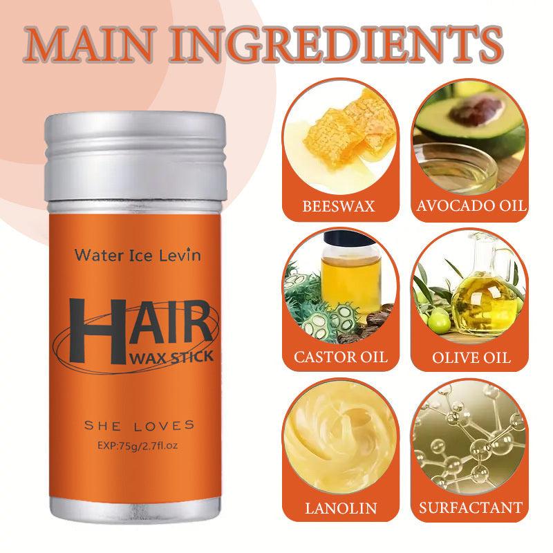 Hair Wax Stick Long Lasting Styling Wax Stick For Fly Away & Edge Frizz Hair