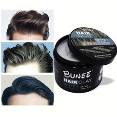 Men's Hair Styling Wax Matte Hair Mud Long Lasting Hair Shaping Clay