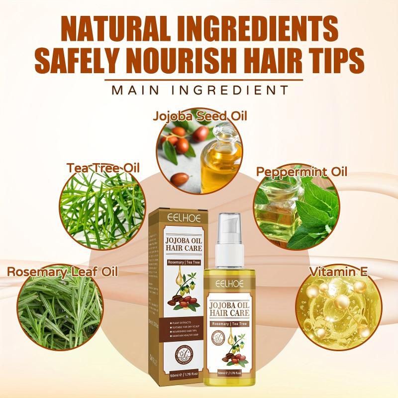 50ml Jojoba Hair Care Product with Rosemary and Tea Tree Essence