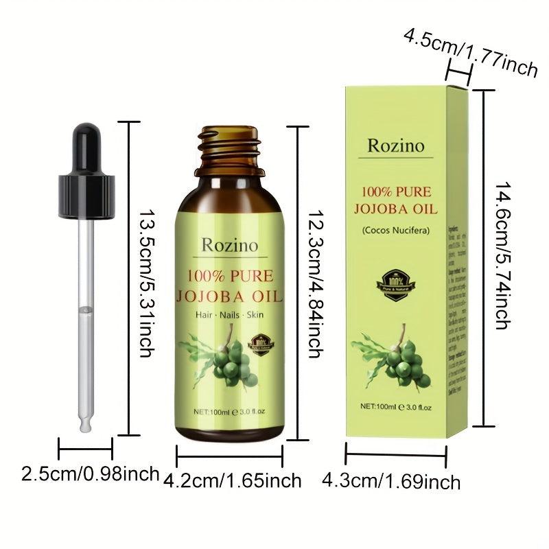 Jojoba Hair Care Essential Moisturizes Hair, Face And Body