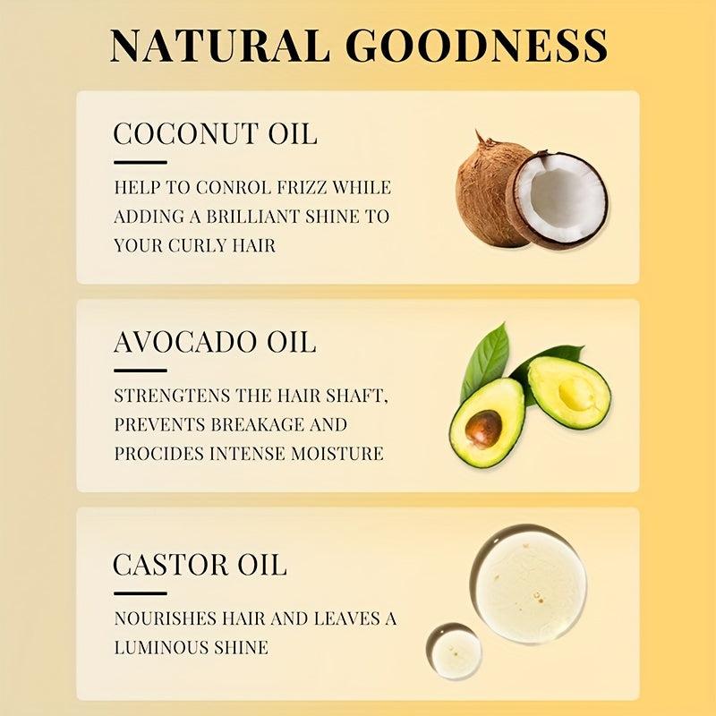 Coconut Curling Agent Elastin Gel Cream Styling Mousse