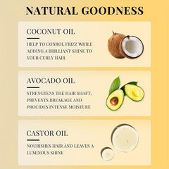 Coconut Curling Agent Elastin Gel Cream Styling Mousse
