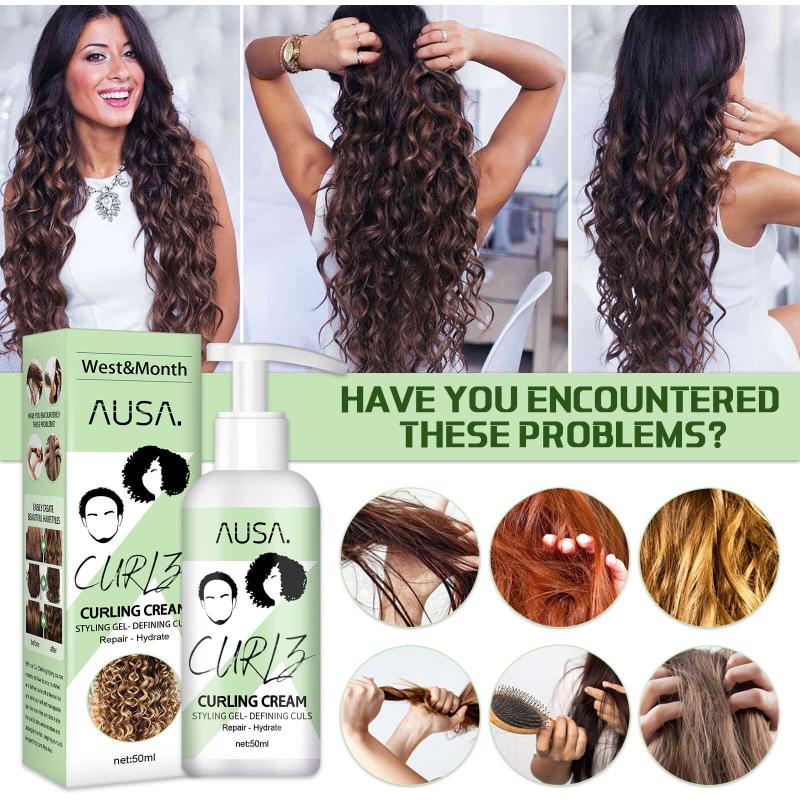 Hydrating Curly Styling Cream for Bouncy Hair