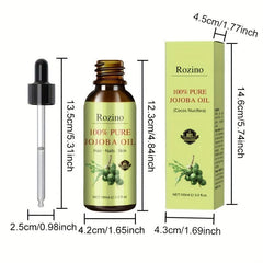 100ml Natural Jojoba Hair Care Oil for Moisturizing and Repairing Dry Hair