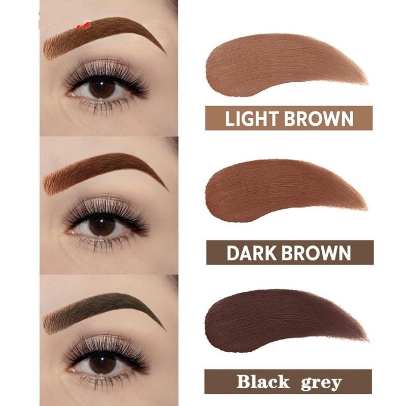 Waterproof Eyebrow Styling Kit Long Lasting Stamp Stick Stencil Brushes