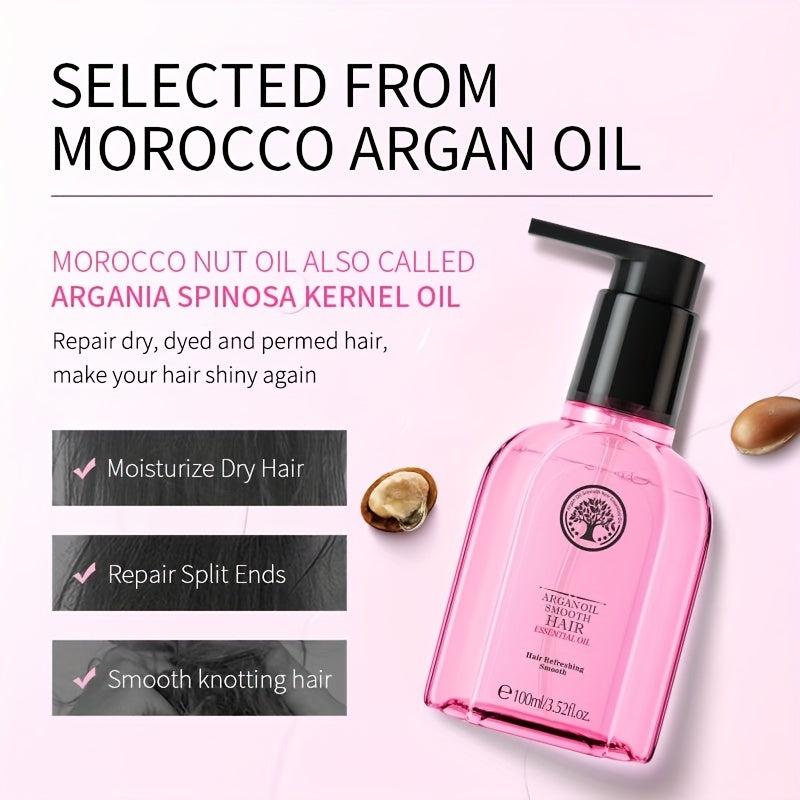 100ml Morocco Argan Hair Essential Sakura Hair Serum Repair Split Ends