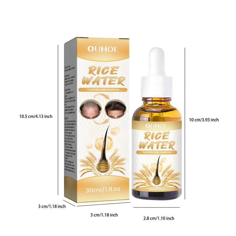 Rice Water Hair Essence Hydrates Hair Care Essential Penetrates Root To Tip