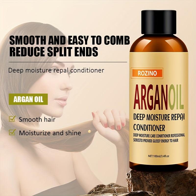 Argan Wash & Body Care Set: Deep Cleaning & Moisturizing