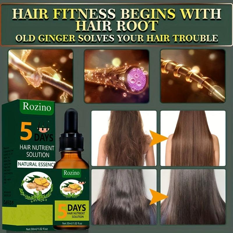 Ginger Hair Care Essential Hair Liquid Plant Extract Serum
