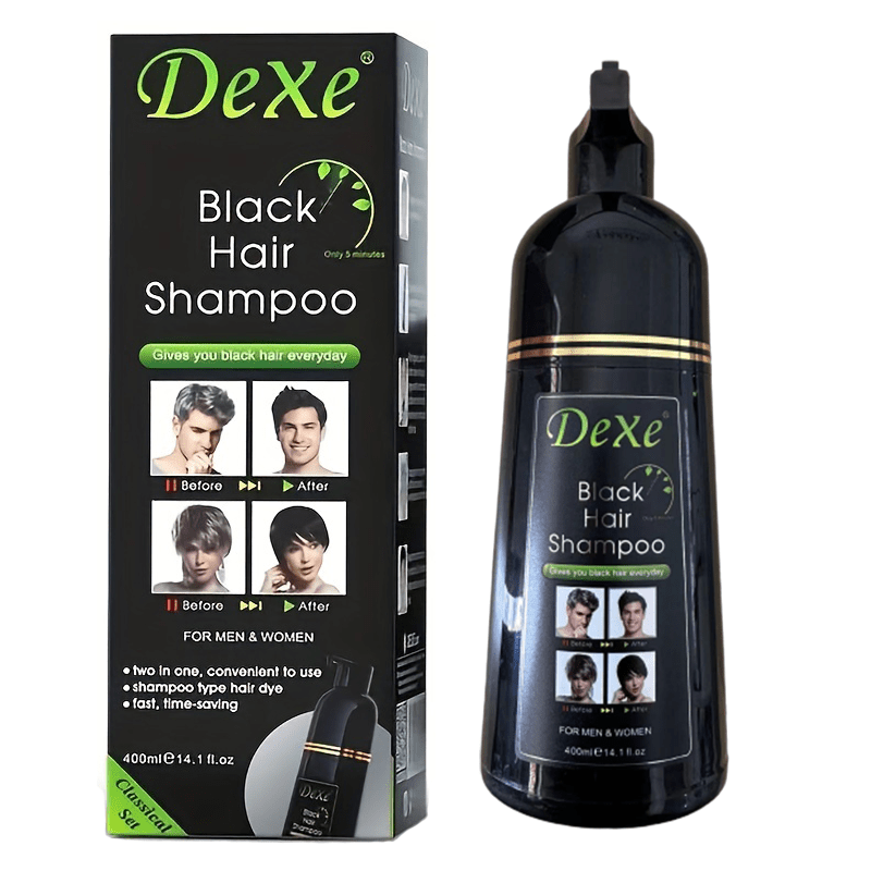 400ml Hair Shampoo Gray Hair Coverage For Men&Women