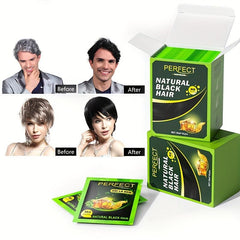10pcs Quick Hair Dye Shampoo Foam Plant Hair Dye Instant Foam Hair Dye