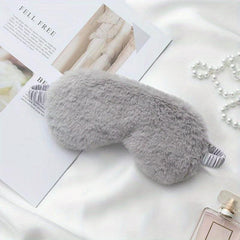 Plush Eye Mask Soft Skin-friendly Blackout Reduce Fatigue Daily Use