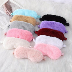 Plush Eye Mask Soft Skin-friendly Blackout Reduce Fatigue Daily Use