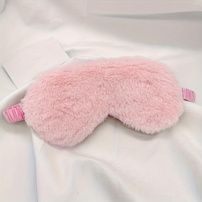 Plush Eye Mask Soft Skin-friendly Blackout Reduce Fatigue Daily Use