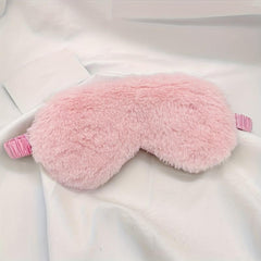 Plush Eye Mask Soft Skin-friendly Blackout Reduce Fatigue Daily Use