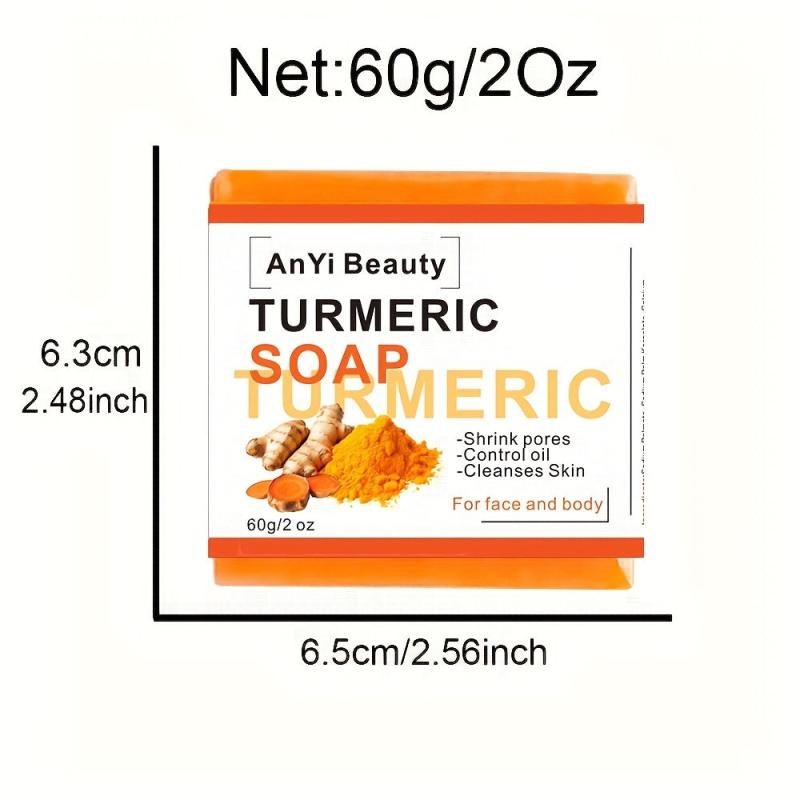 Turmeric Soap Bar for Face & Body - Reduces Acne & Dark Spots