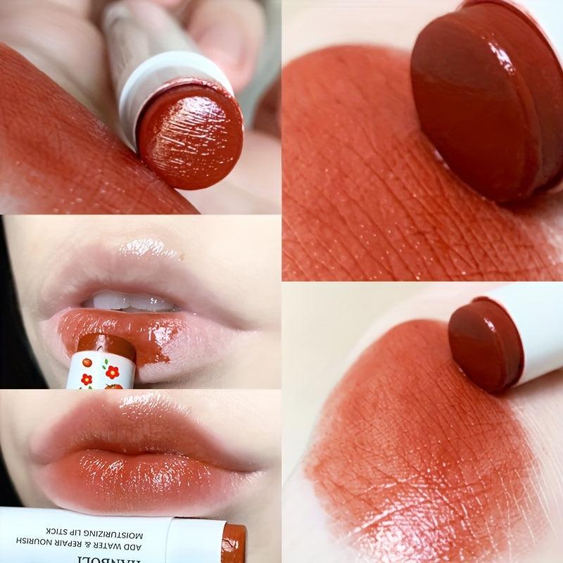 Moisturizing Lip Balm & Orange Lipstick Duo