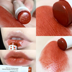 Moisturizing Lip Balm & Orange Lipstick Duo