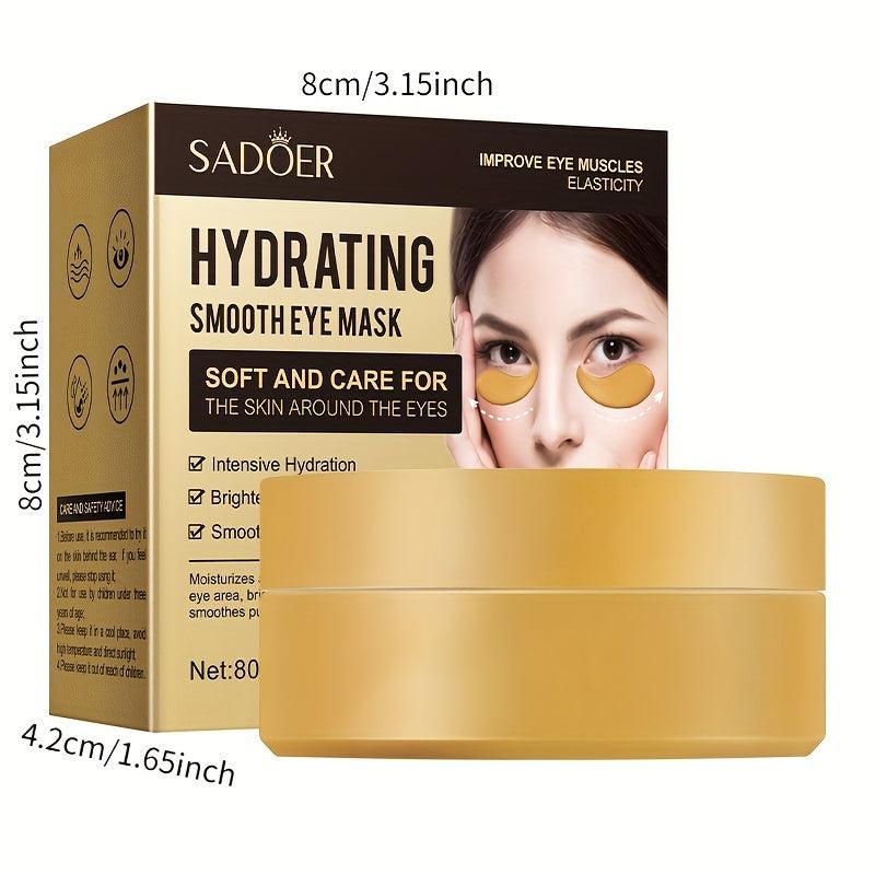 30 Pairs Golden Under Eye Mask With Amino Acid - Dark Circles & Puffiness