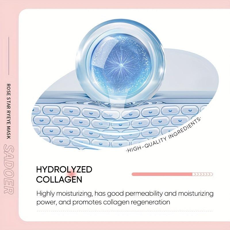 Rose Star Sky Eye Mask - Fade Dark Circles, Moisturize, Non Irritating