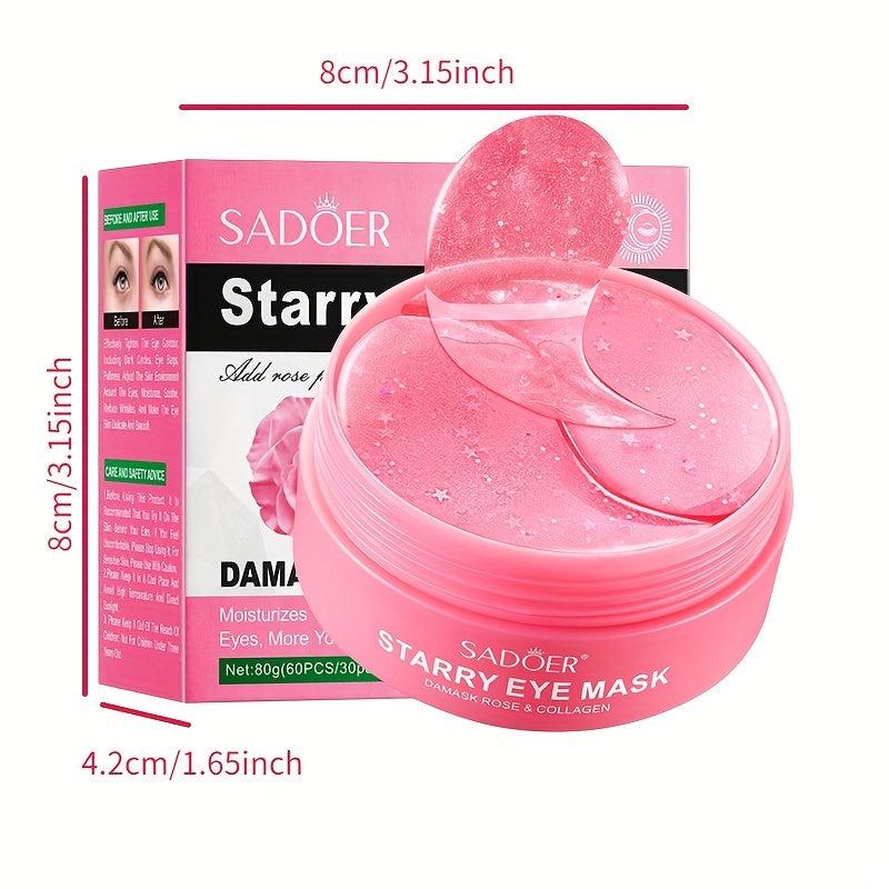 Rose Star Sky Eye Mask - Fade Dark Circles, Moisturize, Non Irritating
