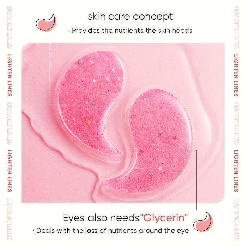 Rose Star Sky Eye Mask - Fade Dark Circles, Moisturize, Non Irritating