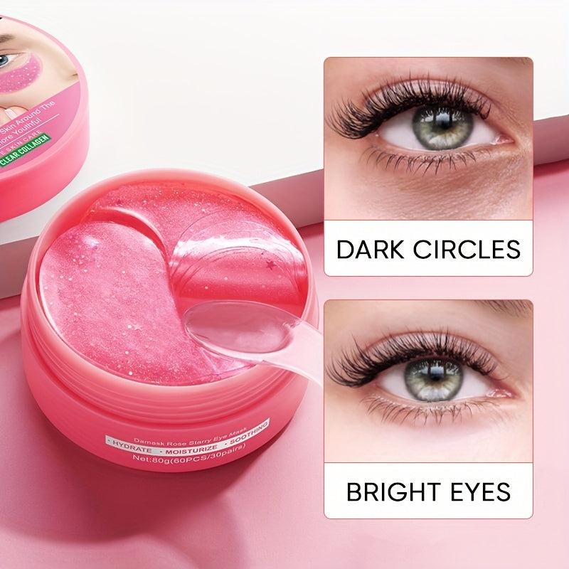 Rose Star Sky Eye Mask - Fade Dark Circles, Moisturize, Non Irritating