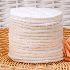 10pcs Reusable Bamboo Makeup Remover Pads Soft Face Skin Cleaner