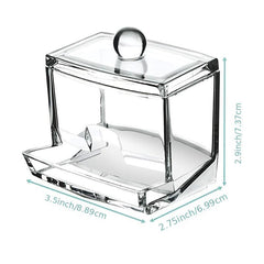 Qtips Ball Dispenser Bathroom Organizer Holder